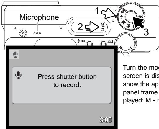 MINOLTA DIMAGE F200 - Recording audio - 1