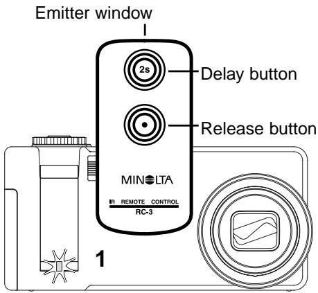 MINOLTA DIMAGE F200 - Remote control (Sold separately) - 2