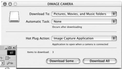 MINOLTA DIMAGE F200 - Connecting the camera to a computer - 5