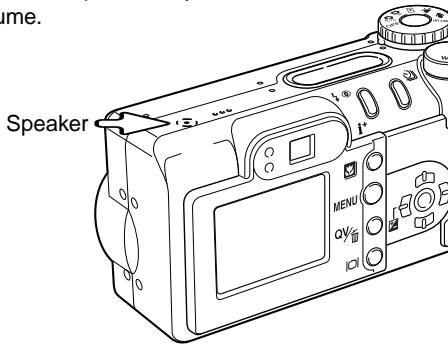 MINOLTA DIMAGE F200 - Playing back voice memos and audio captions - 6
