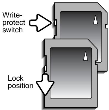 MINOLTA DIMAGE F200 - About memory cards - 1