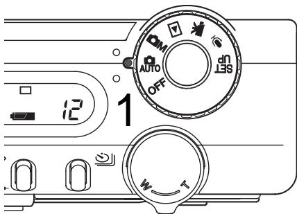 MINOLTA DIMAGE F200 - Setting the camera to record images automatically - 1