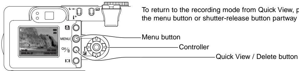 MINOLTA DIMAGE F200 - Viewing and deleting images - 2