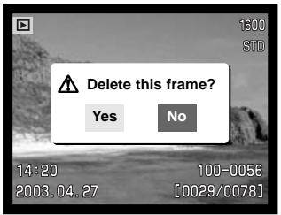 MINOLTA DIMAGE F200 - Viewing and deleting images - 6