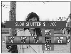 MINOLTA DIMAGE G400 - Changing slow shutter speed - 1