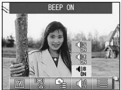 MINOLTA DIMAGE G400 - Changing the sound settings - 2