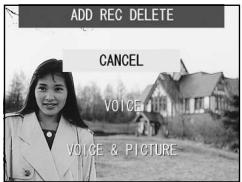 MINOLTA DIMAGE G400 - ● Erasing recorded voice comments - 3