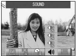 MINOLTA DIMAGE G400 - Changing the sound settings - 1