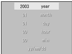 MINOLTA DIMAGE G400 - Setting the Menu Language/Date and Time - 3