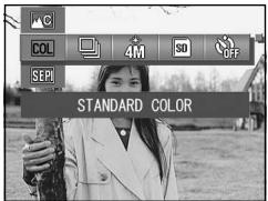 MINOLTA DIMAGE G400 - Changing the color effects - 1