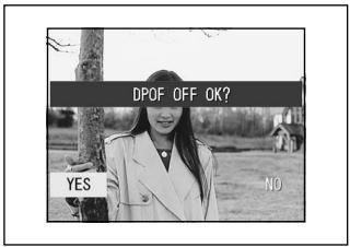 MINOLTA DIMAGE G400 - The confirmation screen is displayed. If you selected "ALL ON" or "SELECT": - 1