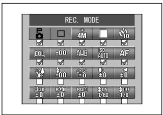MINOLTA DIMAGE G400 - Specifying custom settings - 1