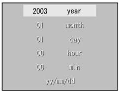 MINOLTA DIMAGE G400 - Adjusting the Date and Time - 1