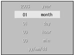 MINOLTA DIMAGE G400 - Setting the Menu Language/Date and Time - 4
