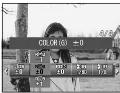 MINOLTA DIMAGE G400 - Adjusting the Color - 2