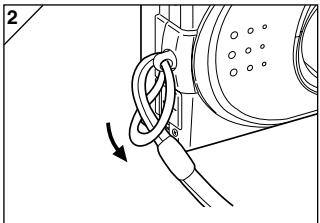 MINOLTA DIMAGE G400 - Attaching the Strap - 2