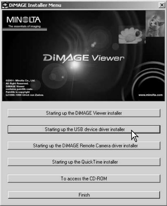 MINOLTA DIMAGE X20 - Automatic Installation - 1