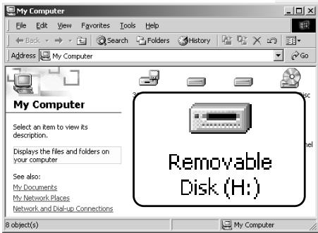 MINOLTA DIMAGE X20 - CONNECTING THE CAMERA TO A COMPUTER - 5