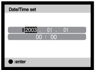 MINOLTA DIMAGE X20 - SETTING THE DATE AND TIME - 11