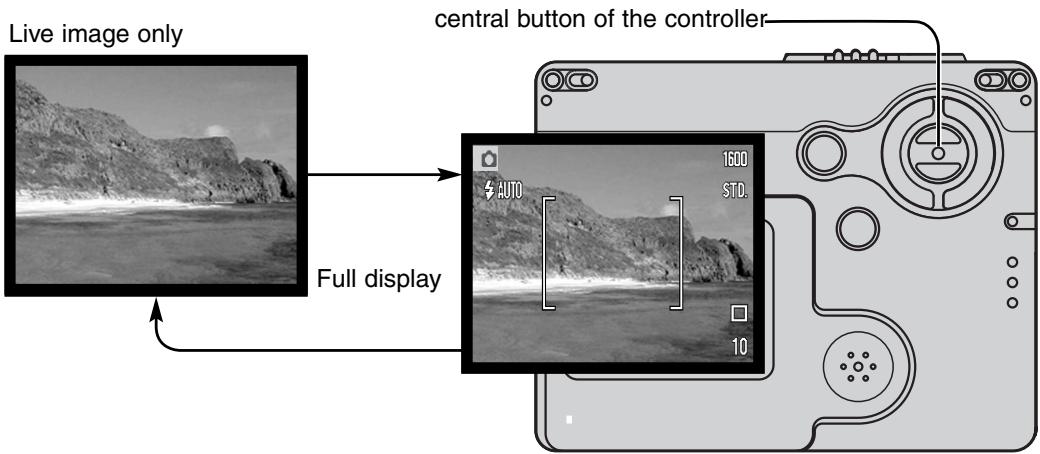 MINOLTA DIMAGE X20 - LCD MONITOR DISPLAY - RECORDING MODE - 1
