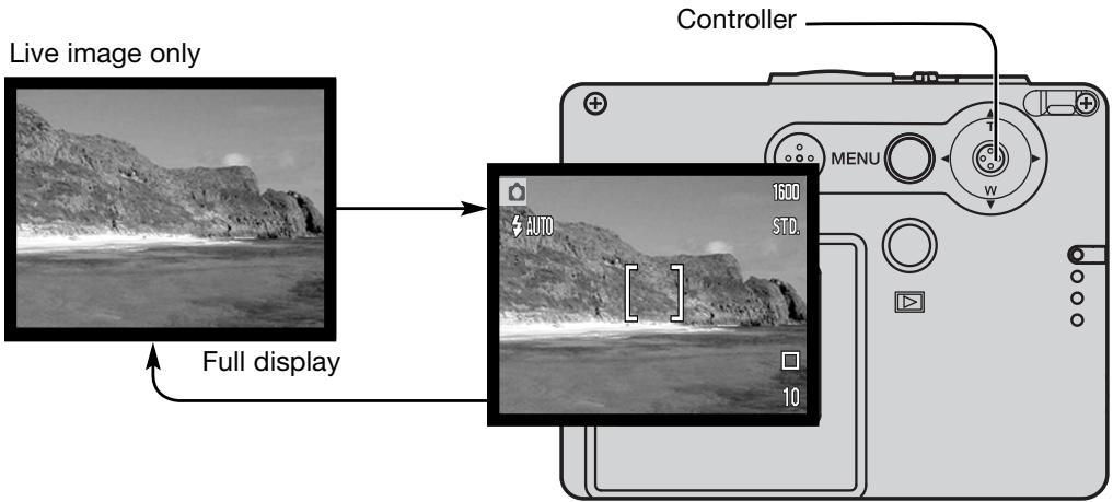 MINOLTA DIMAGE X21 - LCD MONITOR DISPLAY - RECORDING MODE - 1