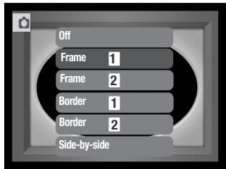 MINOLTA DIMAGE X21 - Adding a frame or border - 7
