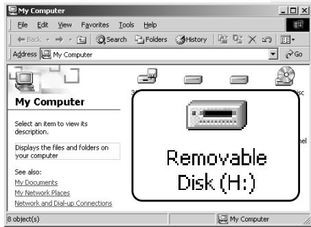 MINOLTA DIMAGE X21 - CONNECTING THE CAMERA TO A COMPUTER - 5
