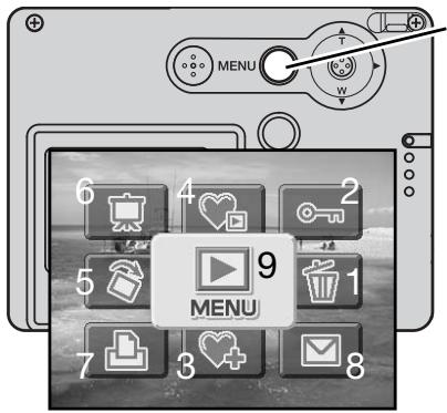 MINOLTA DIMAGE X21 - NAVIGATING THE MAIN PLAYBACK MENU - 1