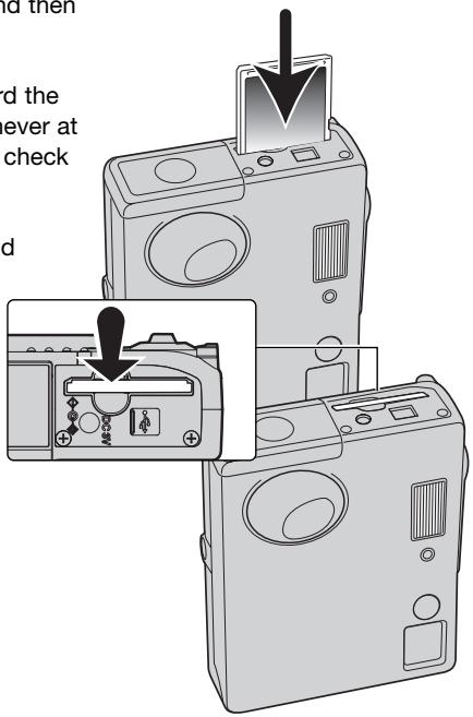 MINOLTA DIMAGE X31 - Always turn off the camera and confirm the indicator lamp is not red and blinking before changing the memory card, otherwise the card may be damaged, and data lost. - 1