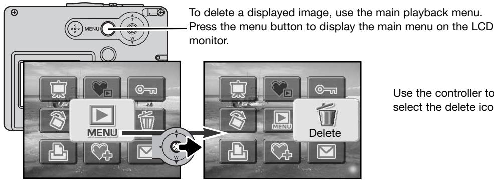 MINOLTA DIMAGE X31 - DELETING SINGLE IMAGES - 1