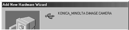 MINOLTA DIMAGE X31 - Manual installation - 5