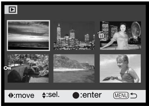MINOLTA DIMAGE X31 - FRAME-SELECTION SCREEN - 1