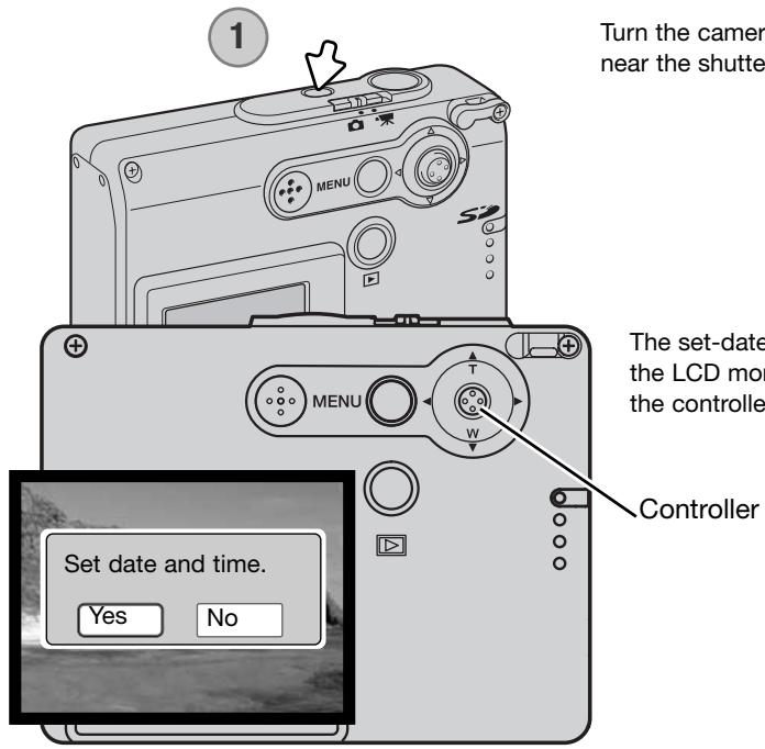 MINOLTA DIMAGE X31 - SETTING THE DATE AND TIME - 1