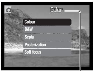MINOLTA DIMAGE X31 - COLOUR MODES - 2