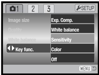 MINOLTA DIMAGE X60 - CUSTOM KEY FUNCTION - 1