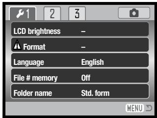 MINOLTA DIMAGE X60 - FORMATTING MEMORY CARDS - 2