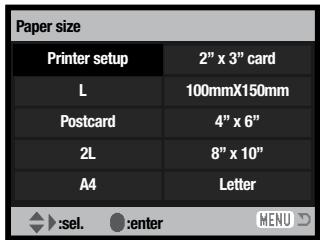 MINOLTA DIMAGE X60 - Paper size - 4