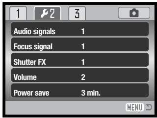MINOLTA DIMAGE X60 - AUDIO SIGNALS - 1
