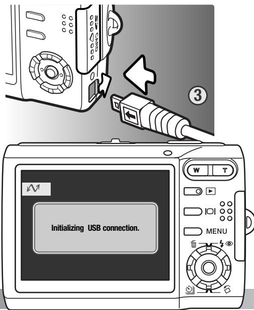 MINOLTA DIMAGE X60 - CONNECTING THE CAMERA TO A COMPUTER - 1