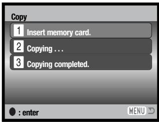 MINOLTA DIMAGE X60 - When a memory card is inserted: - 1