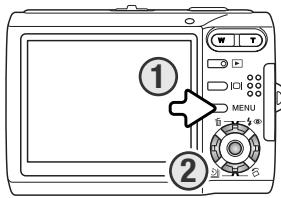 MINOLTA DIMAGE X60 - NAVIGATING THE RECORDING MENUS - 1