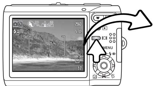 MINOLTA DIMAGE X60 - DISPLAY BUTTON - RECORDING MODE - 1