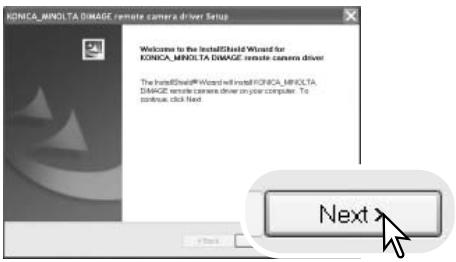 MINOLTA DIMAGE XG - Installing the remote camera driver - 2