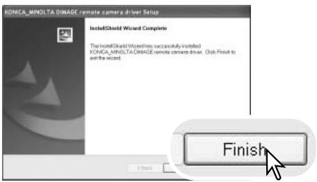 MINOLTA DIMAGE XG - Installing the remote camera driver - 5