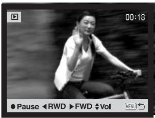 MINOLTA DIMAGE XG - Playing back movies and audio recordings - 6