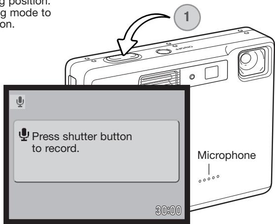 MINOLTA DIMAGE XG - Audio recording - 1