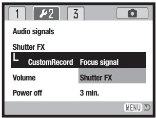 MINOLTA DIMAGE XG - Custom FX recording - 1