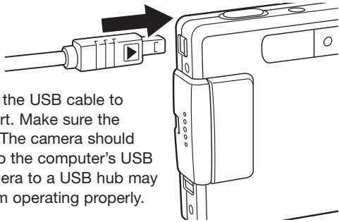 MINOLTA DIMAGE XG - Connecting the camera to a computer - 1