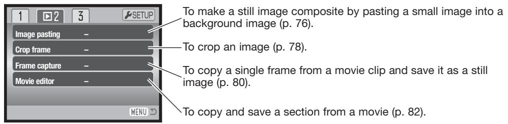 MINOLTA DIMAGE XG - Navigating the playback-mode menu - 10
