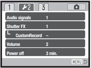 MINOLTA DIMAGE XG - Audio signals - 1